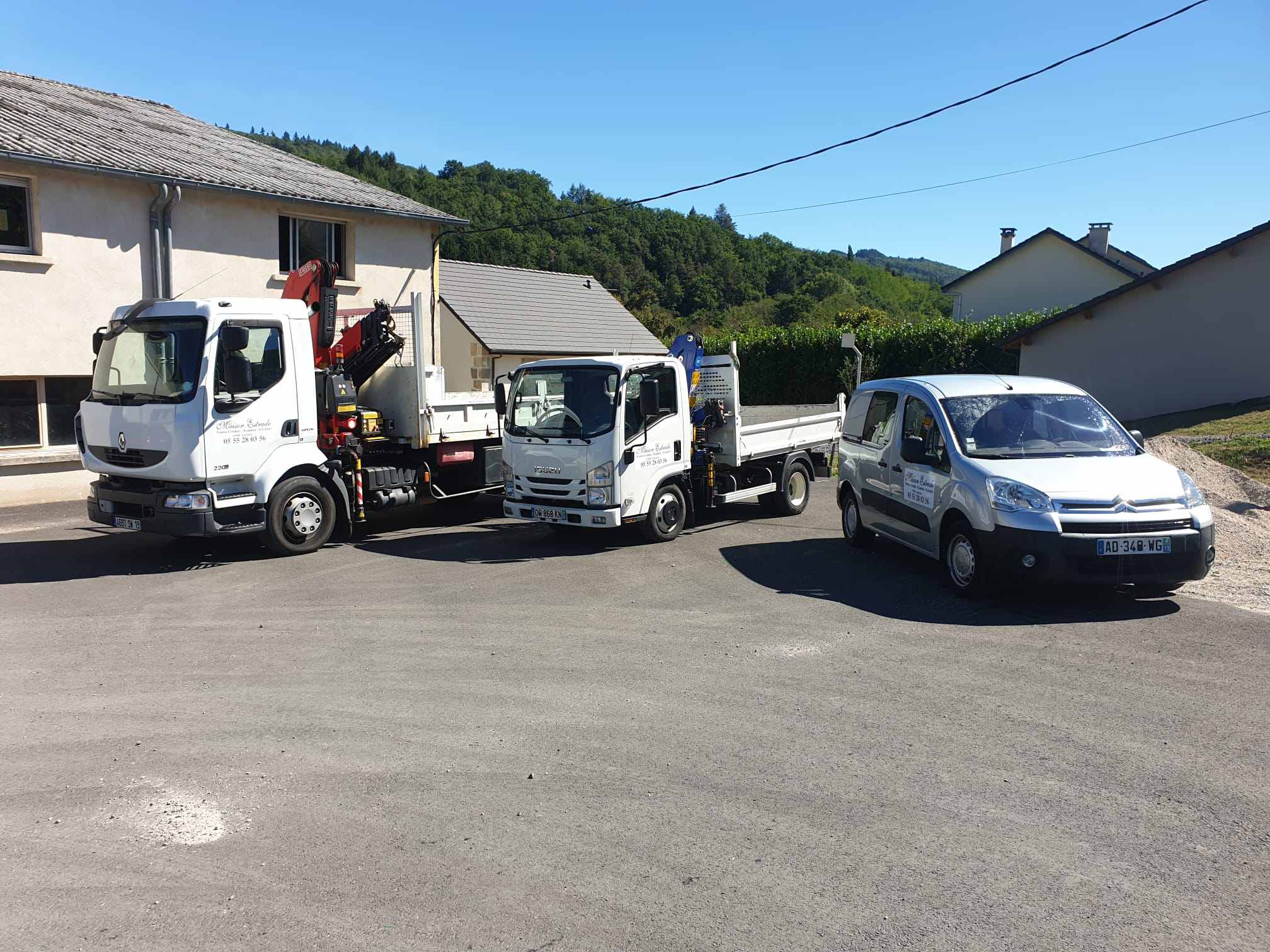 camion et corbillard